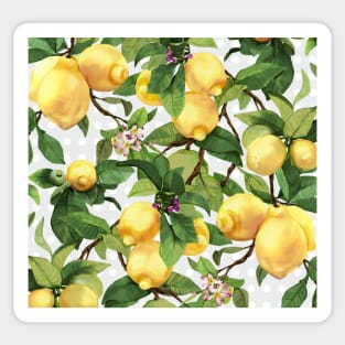 Watercolor lemon Sticker